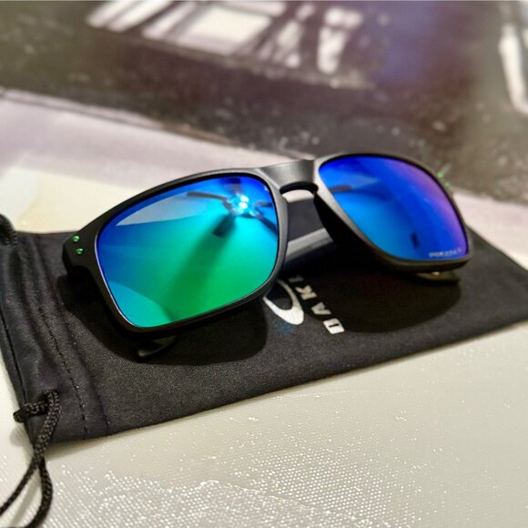 OO9102 Oakley Holbrook Jade Iridium Prizm Polarized Sunglasses - Picture 7 of 12